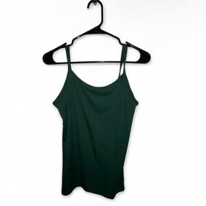 No Boundaries Dark Green Spaghetti Strap Cami